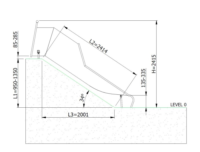Csúszda TUBO H1350 – MONTO – Csúszdák