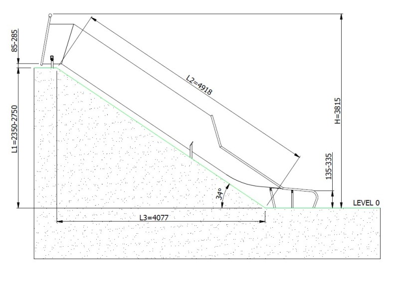 Csúszda TUBO H2750 – MONTO – Csúszdák
