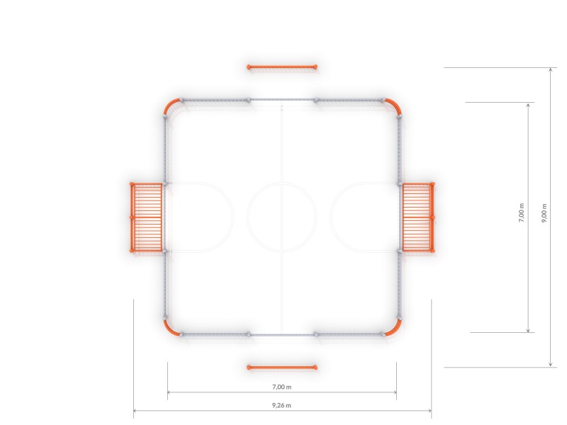 SOCCER RING 1 (7x7m) - Sport aréna