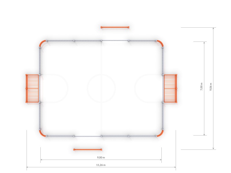 SOCCER RING 3 (9x7m) - Sport aréna