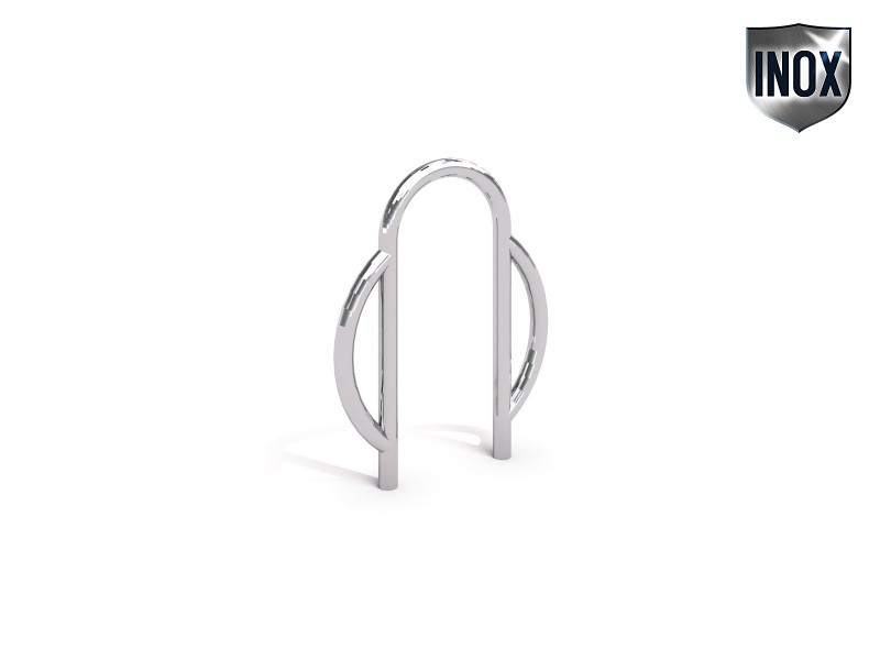 Stainless steel bicycle rack 08 – Family KRONO - Városi bútorok