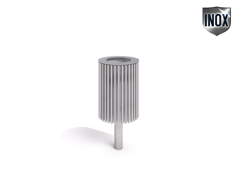 Stainless steel trash bin 05 – Family JAGO - Városi bútorok