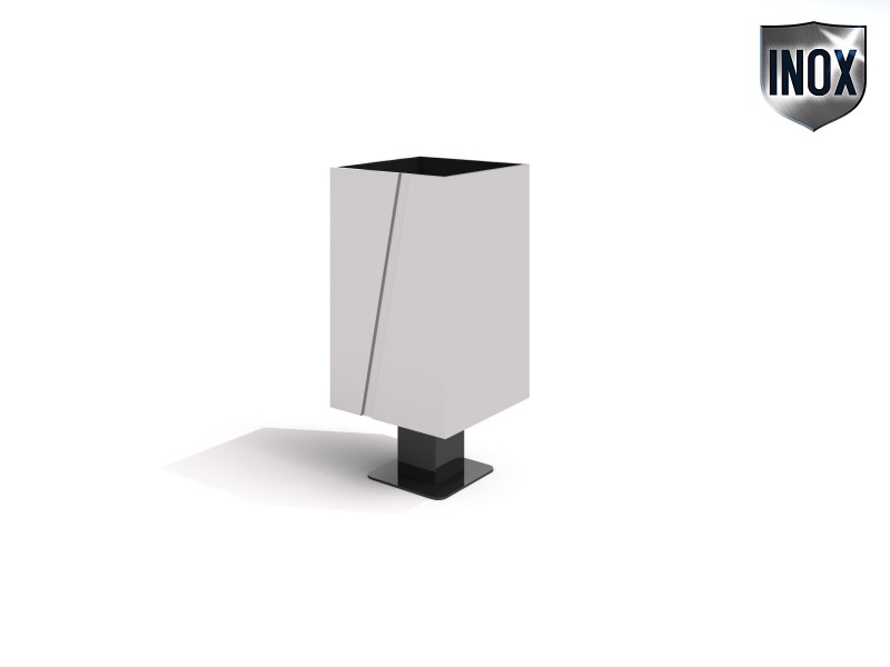 Stainless steel trash bin 08 - Hulladékgyűjtők