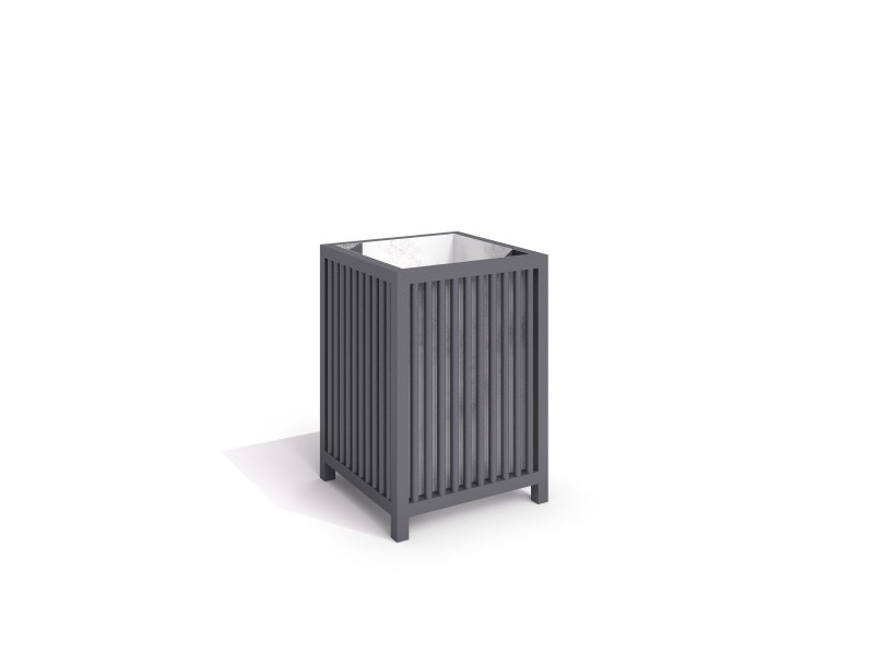 Steel trash bin 10 - Hulladékgyűjtők