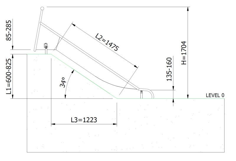 Csúszda GLITI RACE H825 – MONTO – Csúszdák
