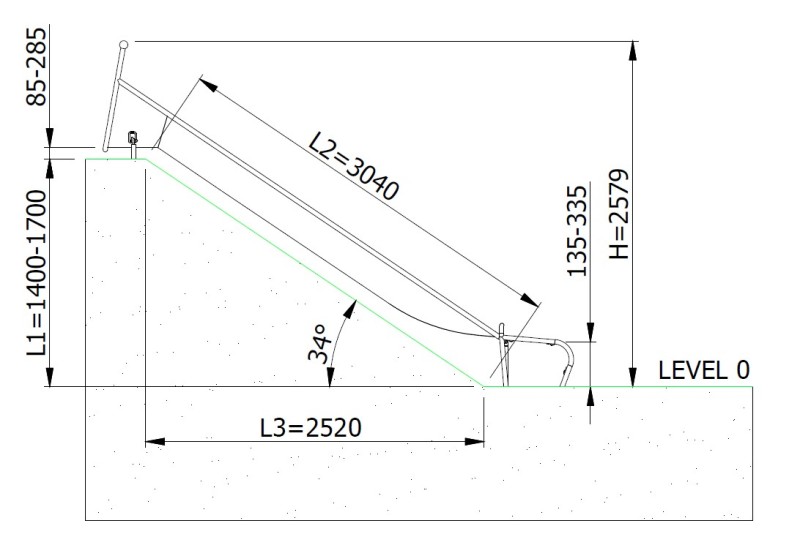Csúszda GLITI H1700 INCLUSIVE – MONTO – Csúszdák