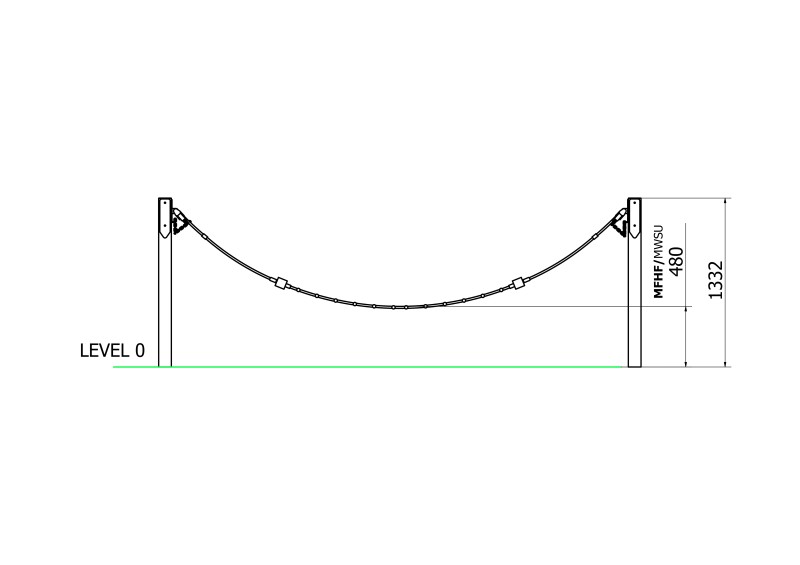 Függőágy LINO 1 – PARK – Játszóterek