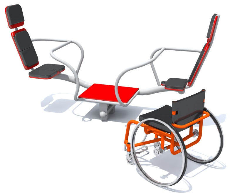 Inclusive seesaw LIBELO – INTEGRADO - Inkluzív játszótér