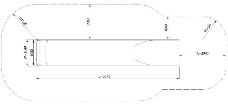 Csúszda ELIRI H3100 – MONTO - Csúszdák