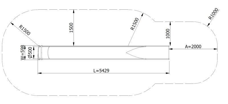 Csúszda GLITI H2750 – MONTO - Csúszdák
