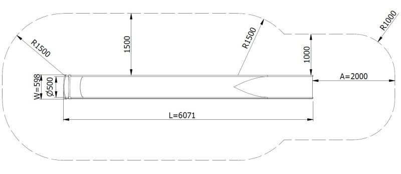 Csúszda GLITI H3100 – MONTO - Csúszdák