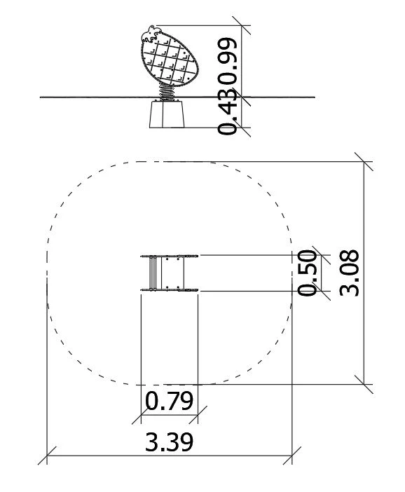 Ananász rugós játék 0030016 – Játszóterek