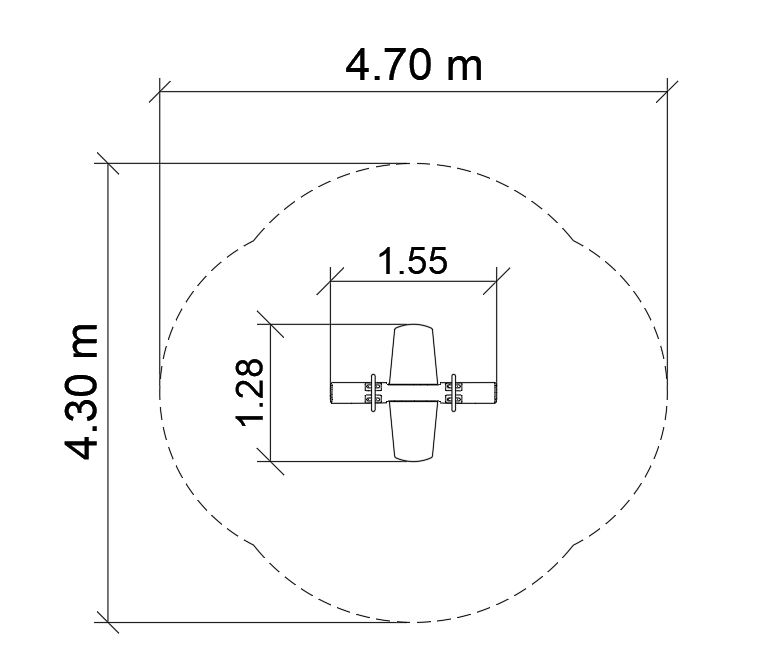 Négyszemélyes robinia rugós játék 0030039 – Játszóterek