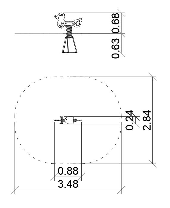 Kacsa rugós játék 0030003 – Játszóterek