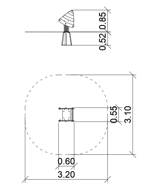 Terelőbója rugós játék 0030025 – Játszóterek