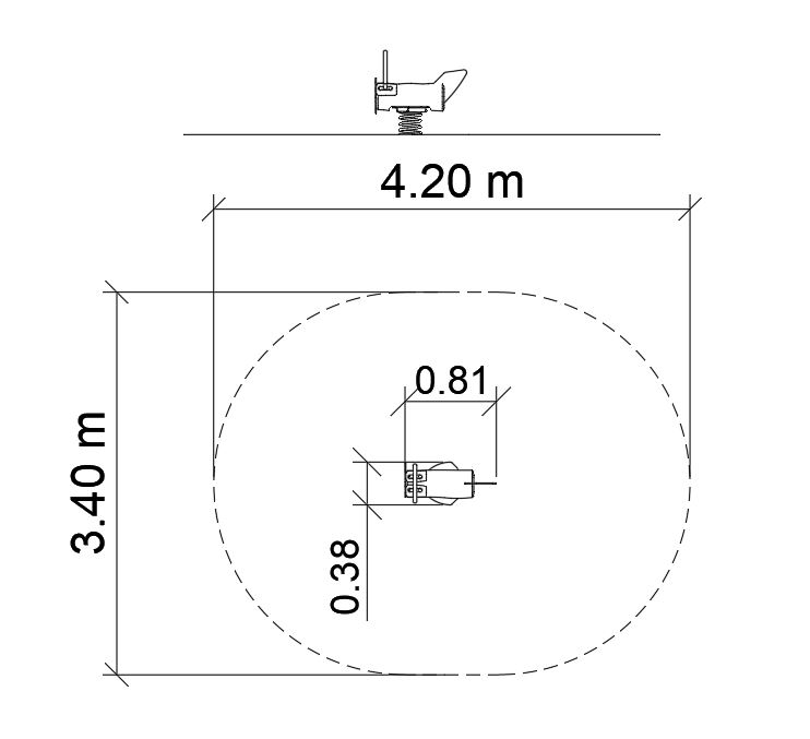 Repülő robinia rugós játék 0030038 – Játszóterek