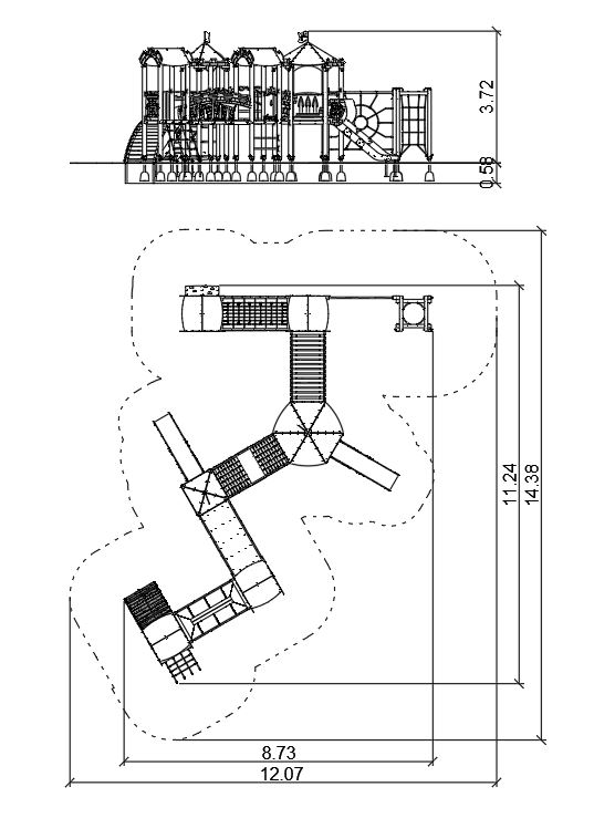 Castle 12 kastély játszószett – Játszóterek