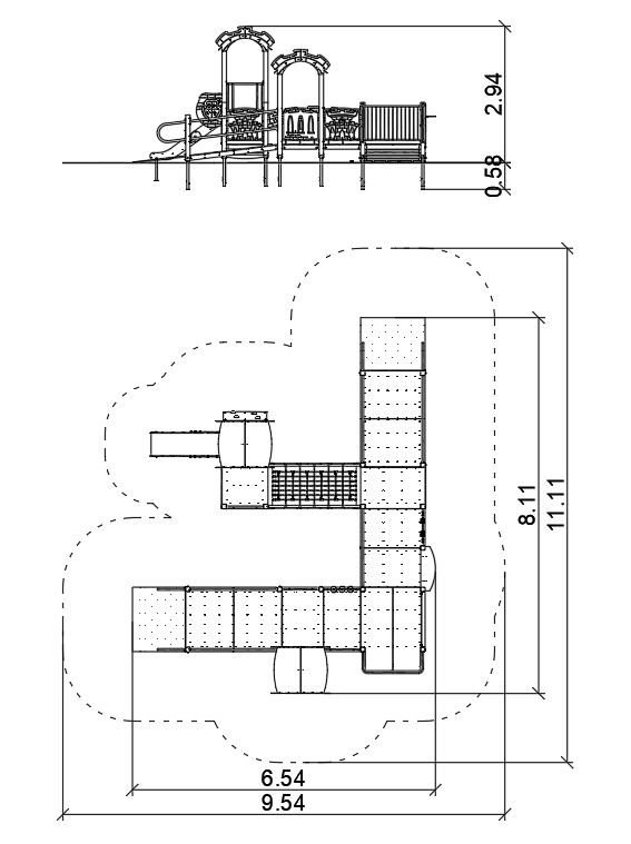 Castle 15 kastély játszószett – Játszóterek