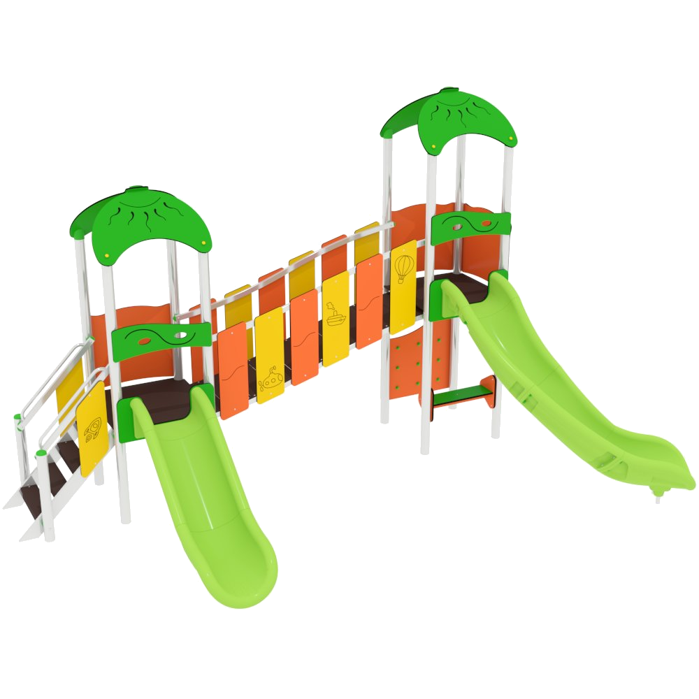 Castello Dragon – Multi-gioco struktúrák - Játszóterek