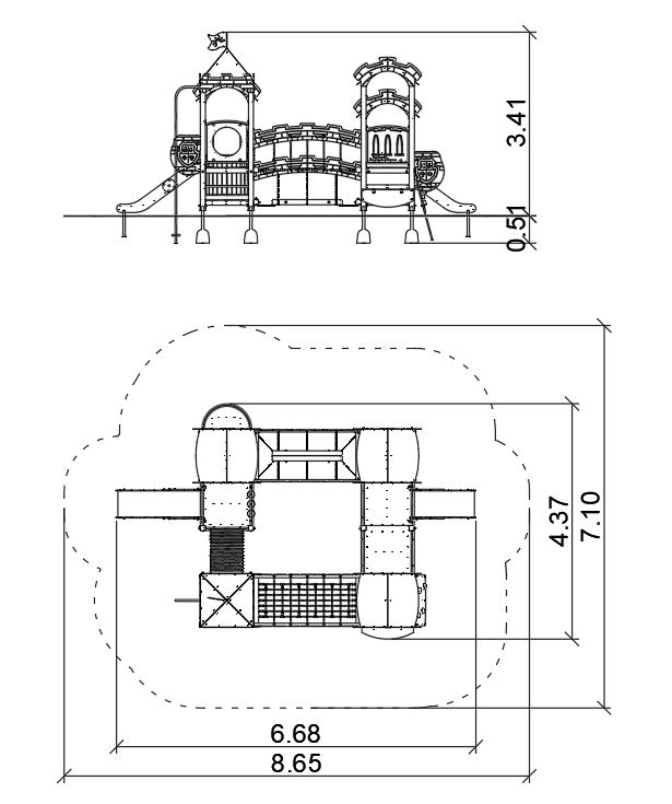 Castle 8 kastély játszószett – Játszóterek