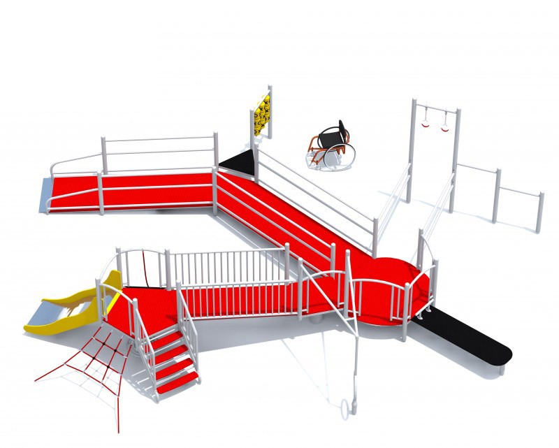 Inclusive playset CENTAUR – INTEGRADO - Inkluzív játszótér