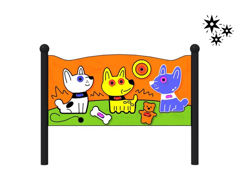Tábla DOGS LUMO – LUMO PLAY - Játszóterek