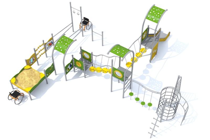 Inclusive Playset DOMO-I 2-4 – LIMAKO - Játszóterek