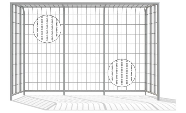 GATE 3X2 WITH HOLES - Sport rendszer