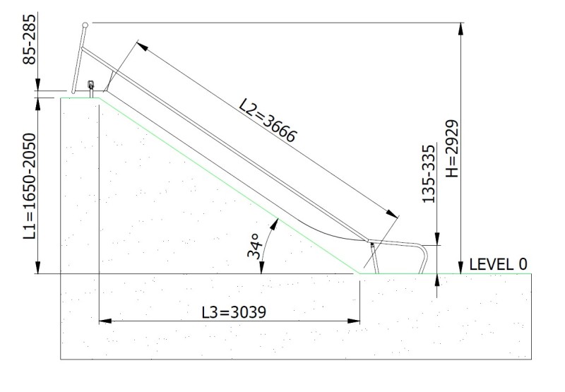 Csúszda GLITI RACE H2050 – MONTO – Csúszdák