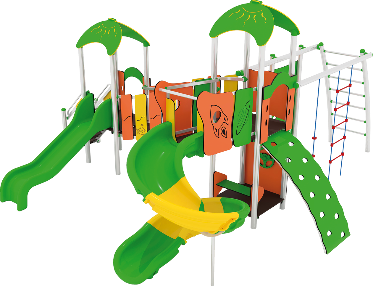 Fortino Dragon Plus – Multi-gioco struktúrák (HPST667) - Játszóterek