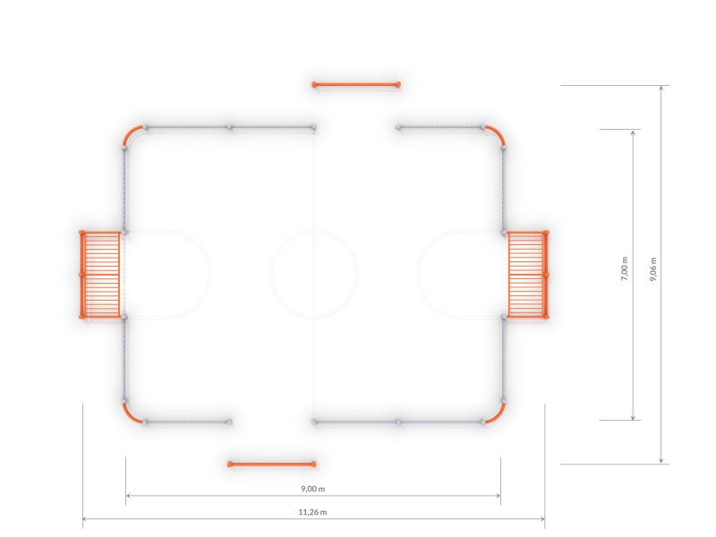 SOCCER RING 4 (9x7m) - Sport aréna