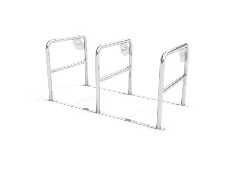 stainless steel bicycle rack 05 - Játszóterek