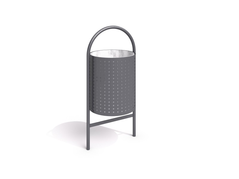 Steel trash bin 13 - Hulladékgyűjtők