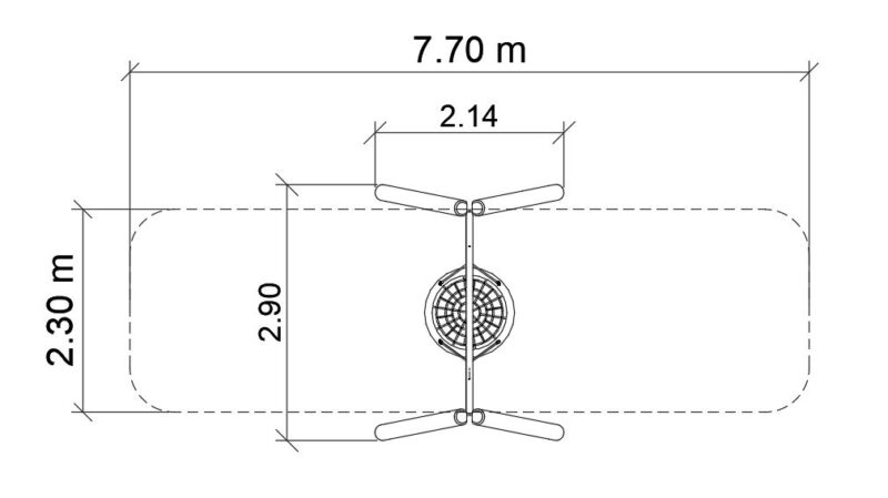 Gólyafészek-hinta akác robinia 0020039 – Játszóterek
