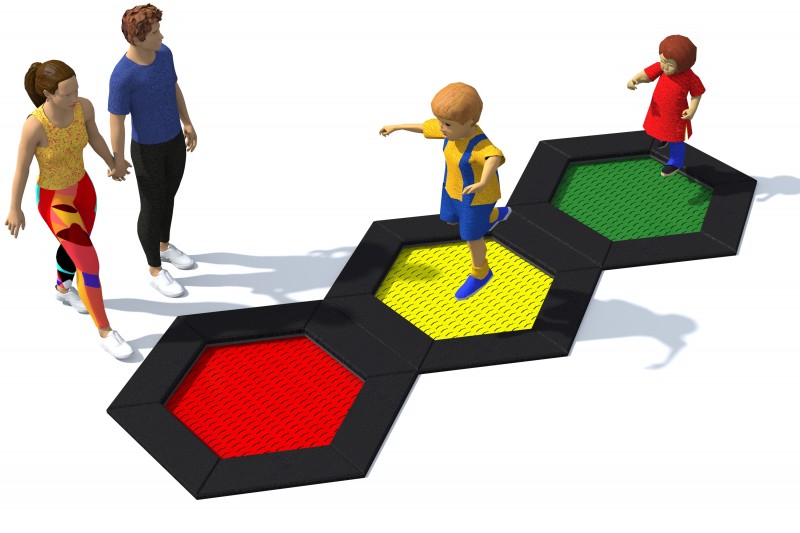 Trampoline HEXO 3A - Játszóterek