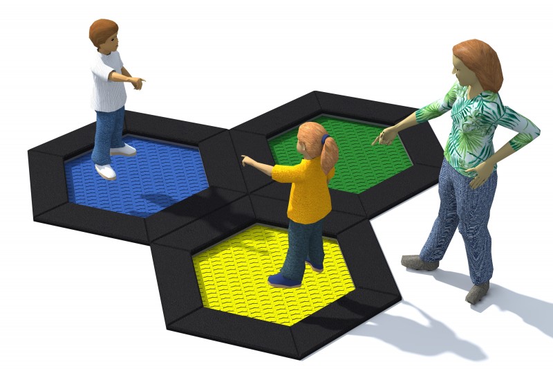 Trampoline HEXO 3B - Játszóterek