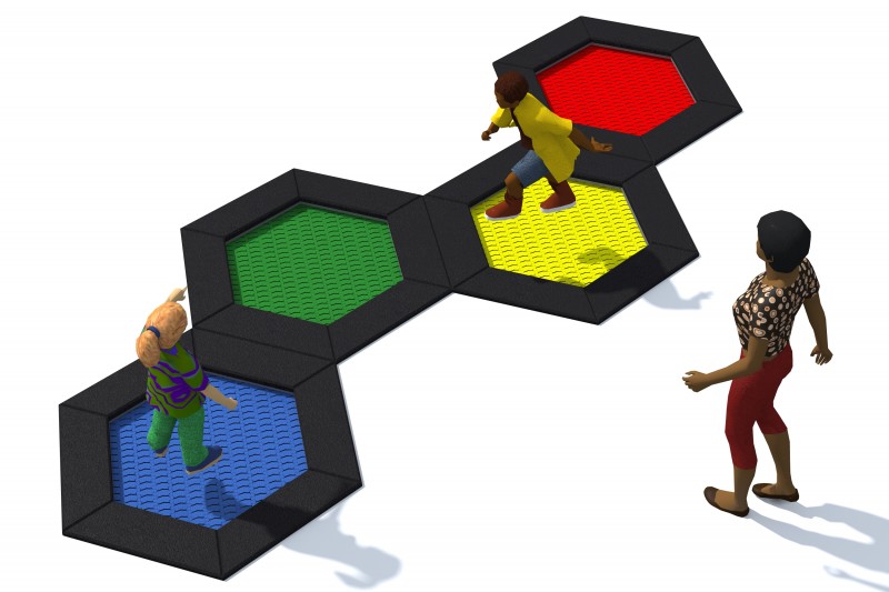 Trampoline HEXO 4A - Játszóterek