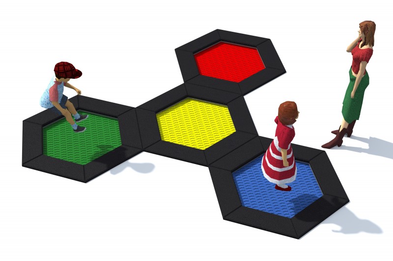 Trampoline HEXO 4B - Játszóterek