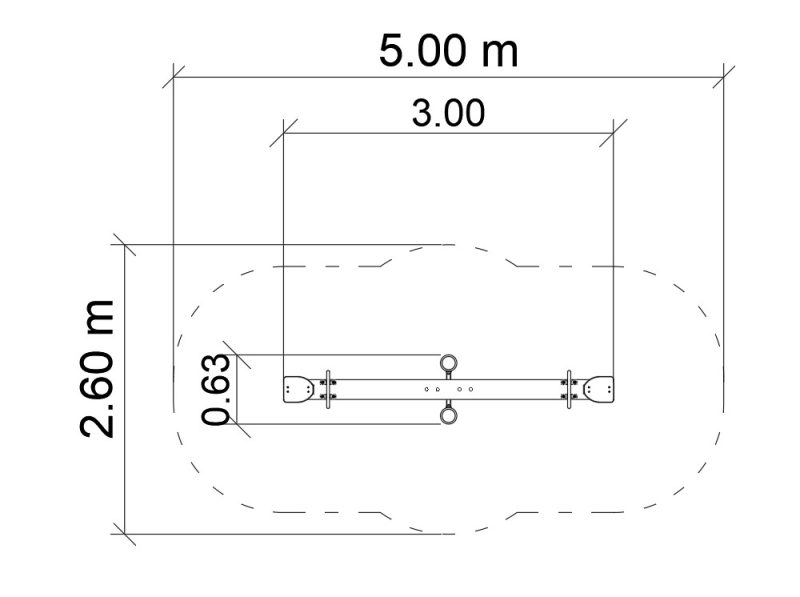 Mérleghinta akác robinia 0020044 – Játszóterek