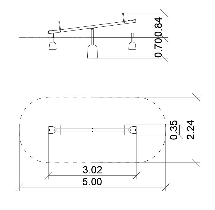 Mérleghinta acél standard 0020028 – Játszóterek