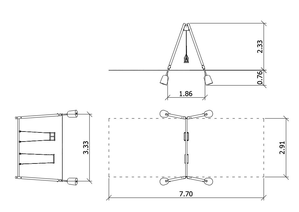 Lengőhinta dupla fa B 0020004 – Játszóterek