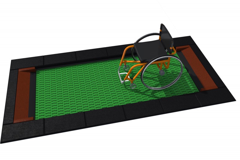 Inclusive Trampoline ORTA-I 150 x 300 – INTEGRADO - Inkluzív játszótér