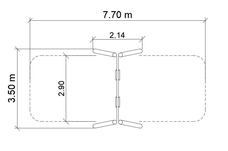 Lengőhinta dupla akác (2 × vödör) 0020042 – Játszóterek