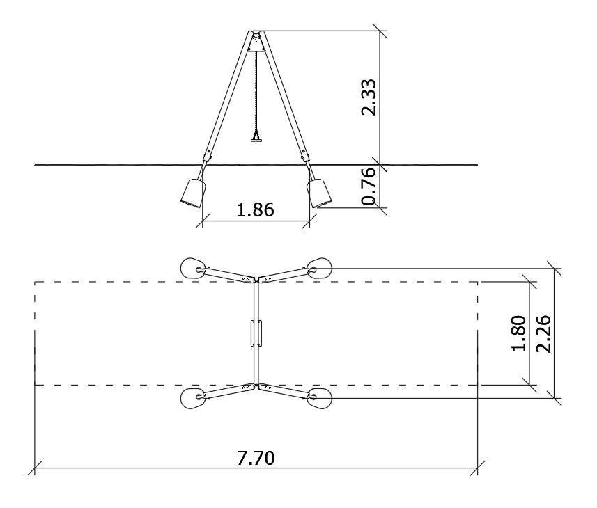 Lengőhinta szimpla fa A 0020001 – Játszóterek