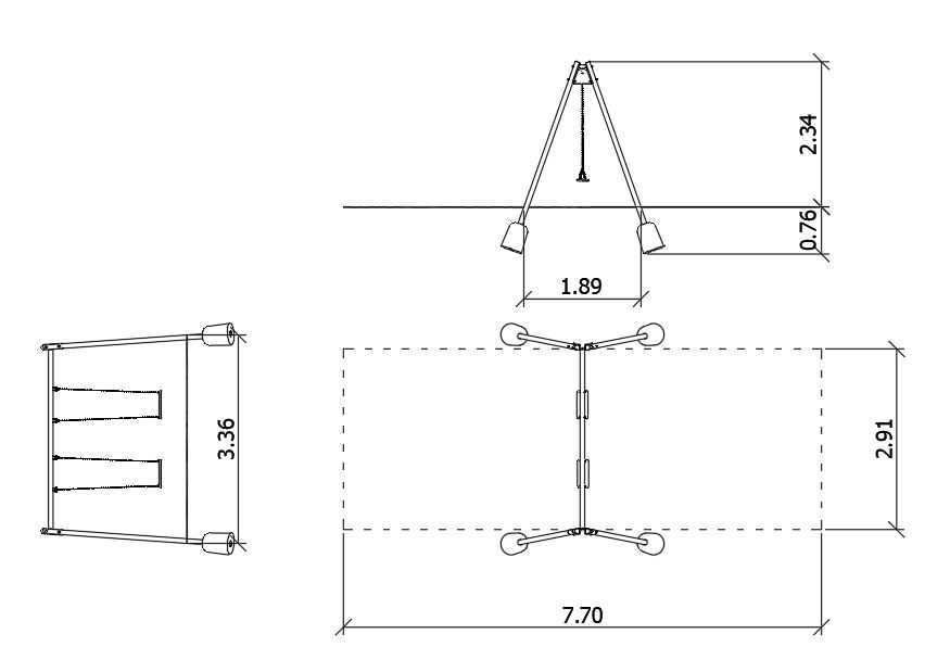 Lengőhinta acél dupla A 0020008 – Játszóterek