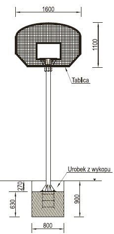 American Basket kosárlabda állvány – Sport rendszer