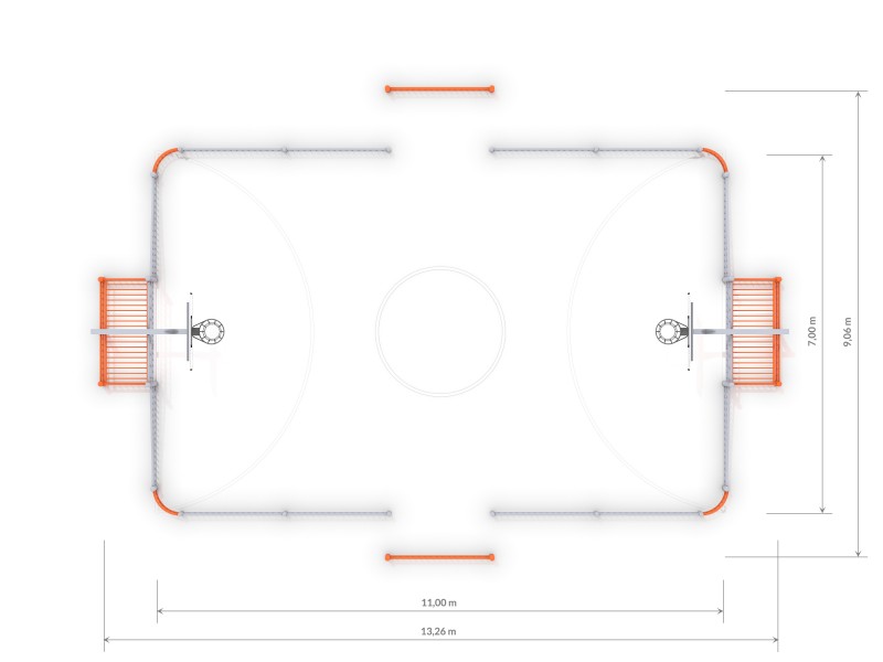 ARENA 1 (11×7 m) - Sport aréna