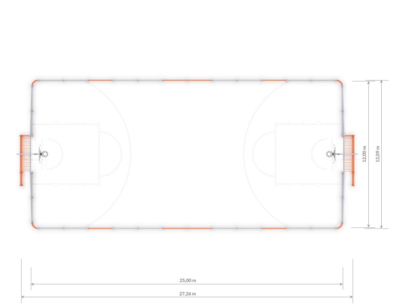 ARENA 2 (25×12 m) - Sport aréna