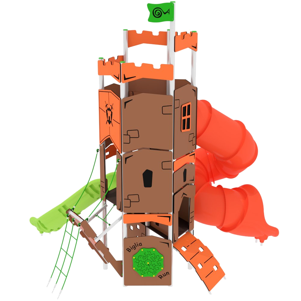 torre Crazy Medieval Iper – Multi-gioco struktúrák - Játszóterek