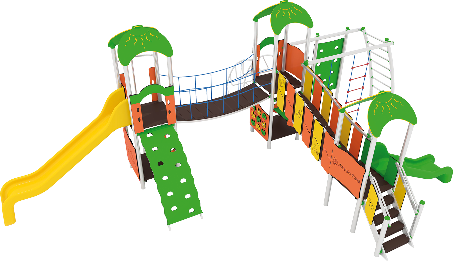 Maniero Dragon plus – Multi-gioco struktúrák - Játszóterek